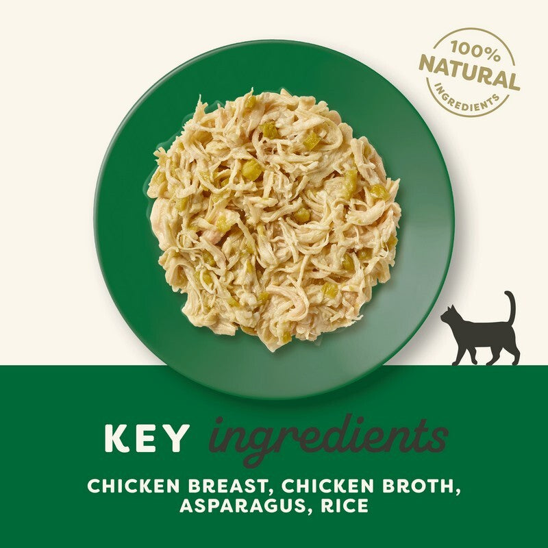 Applaws Cat Chicken Breast with Asparagus Pouches 70g x 12