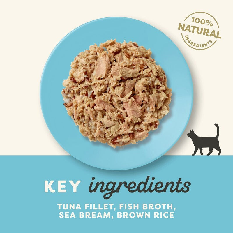 Applaws Cat Tuna Fillet with Seabream in Broth Pouches 70g x 12