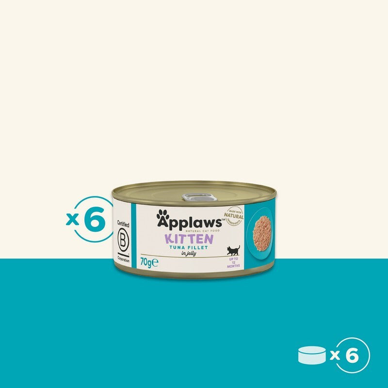 Applaws Kitten Tuna Tins 70g x 24
