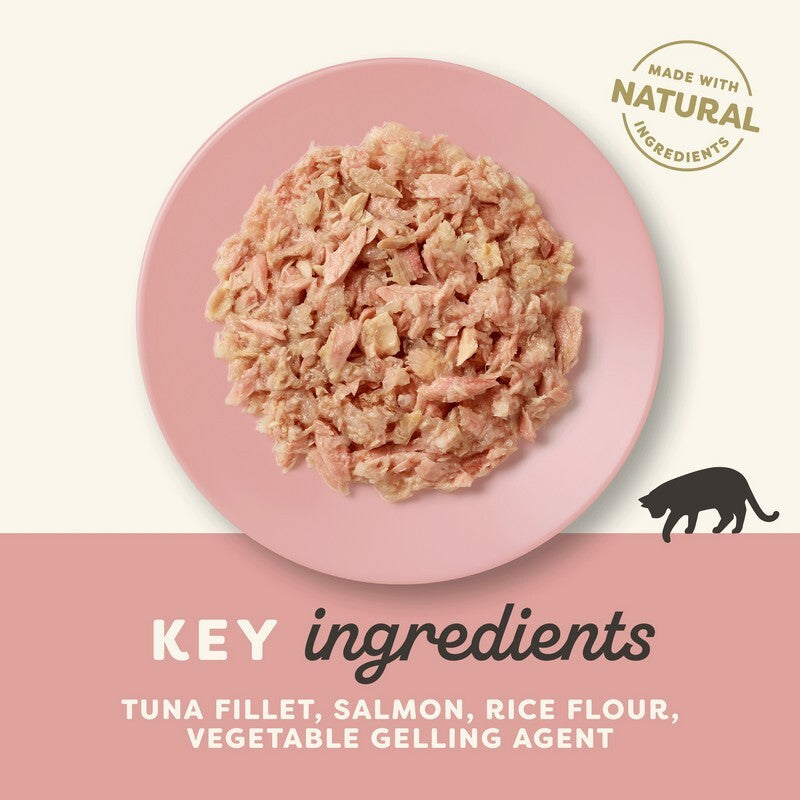 Applaws Cat Tuna Fillet with Salmon in Jelly Pouches 70g x 16