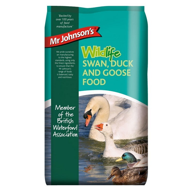 Mr Johnsons Wildlife Swan/Duck Food 750g x 6