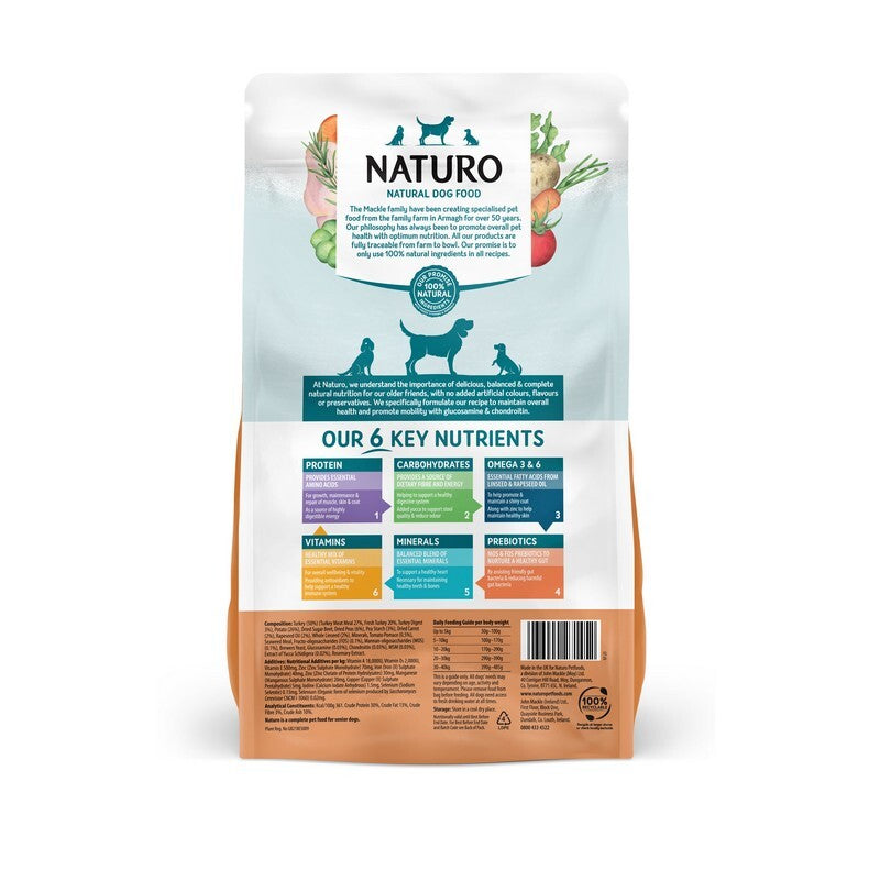 Naturo Senior Grain Free Turkey with Potato & Veg 2kg x 4
