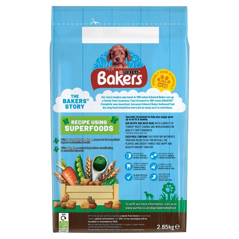Bakers Complete Puppy with Chicken & Veg 2.85kg