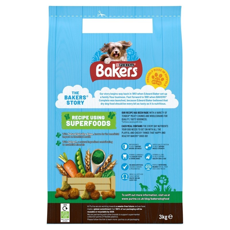 Bakers Complete Adult with Chicken & Veg 3kg