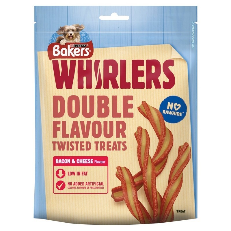 Bakers Whirlers Bacon & Cheese 130g x 6