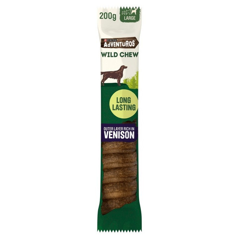Adventuros Wild Chews Venison Large 200g x 4