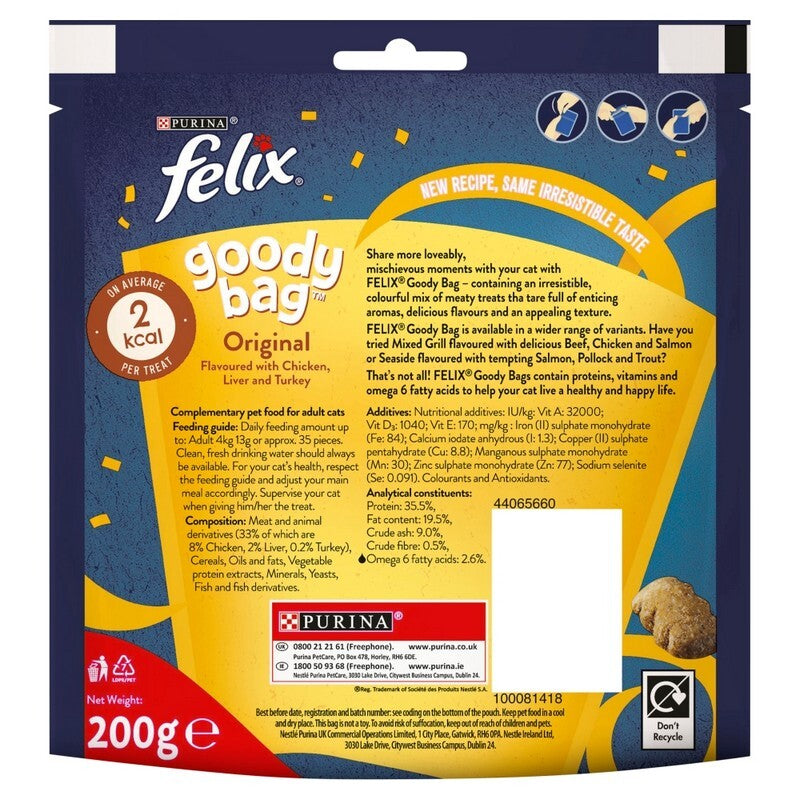 Felix Goody Bag Original Mix 200g x 5