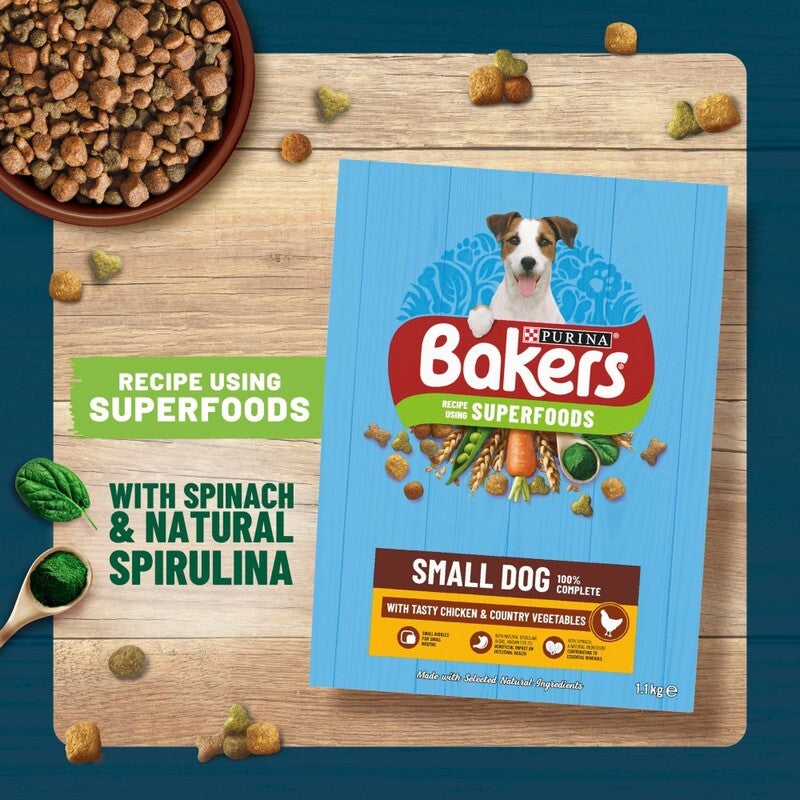 Bakers Complete Small Dog with Beef & Veg 10kg
