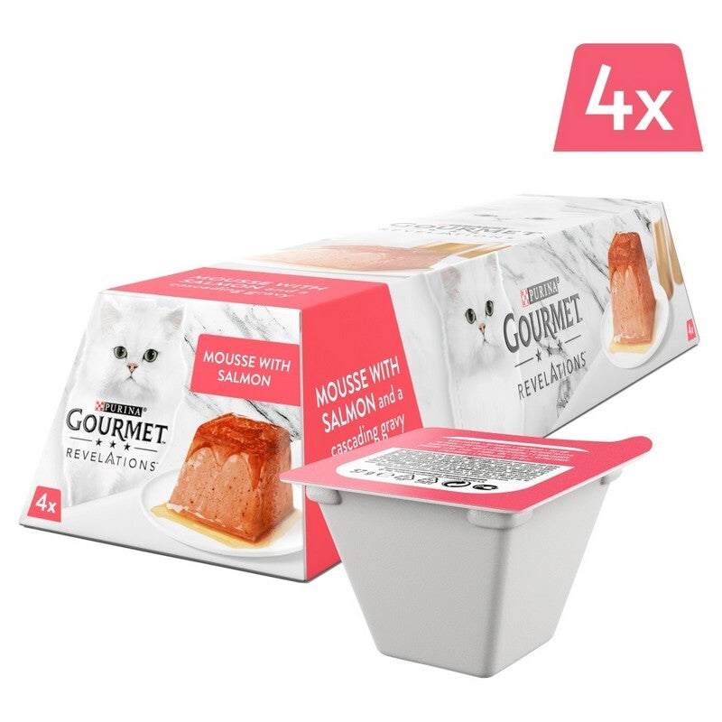 Gourmet Revelations Mousse with Salmon 57g x 4 x 6