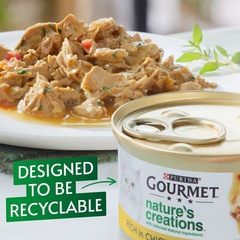 Gourmet Natures Creations Rich in Ocean Fish/Tuna 85g x 8 x 6