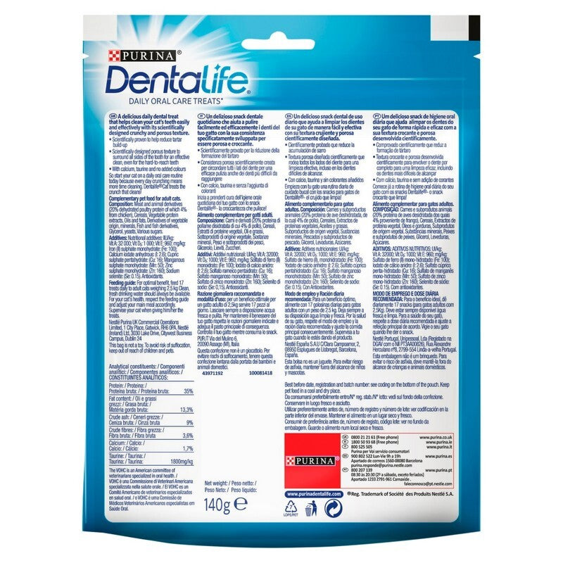 DentaLife Cat Dental Treats Chicken 140g x 5