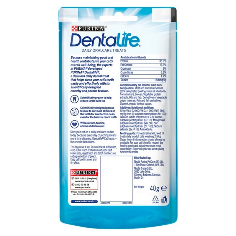 DentaLife Cat Dental Treats Chicken 40g x 8