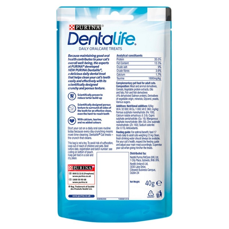 DentaLife Cat Dental Treats Salmon 40g x 8