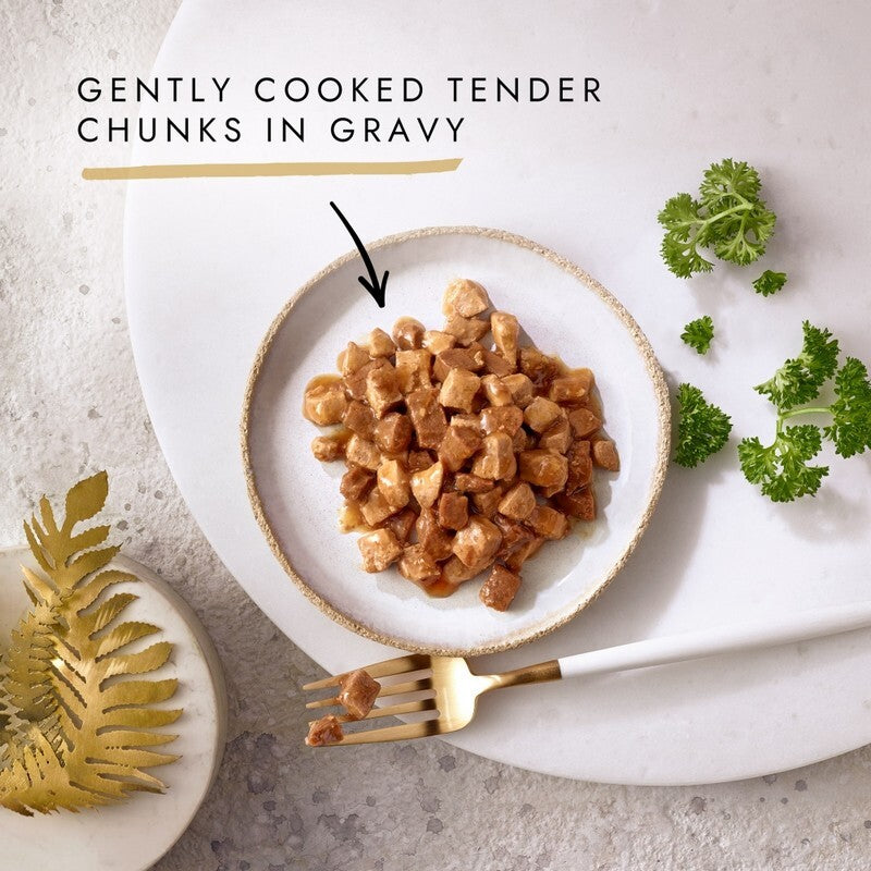 Gourmet Gold Chunks in Gravy Chicken & Liver Tins 85g x 12