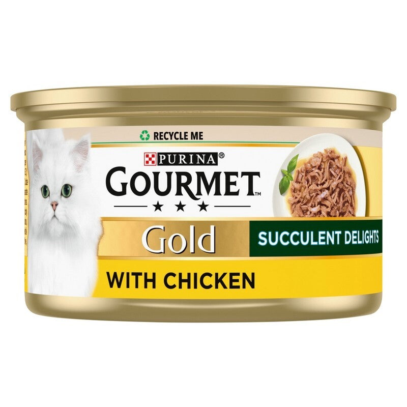 Gourmet Gold Succulent Delight with Chicken 85g x 12