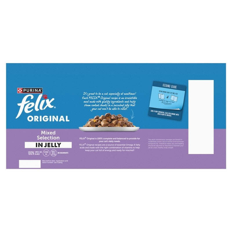 Felix Adult Original Mixed Selection in Jelly Pouches 85g x 40