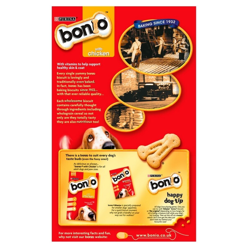Bonio Chicken Dog Biscuits 650g x 5