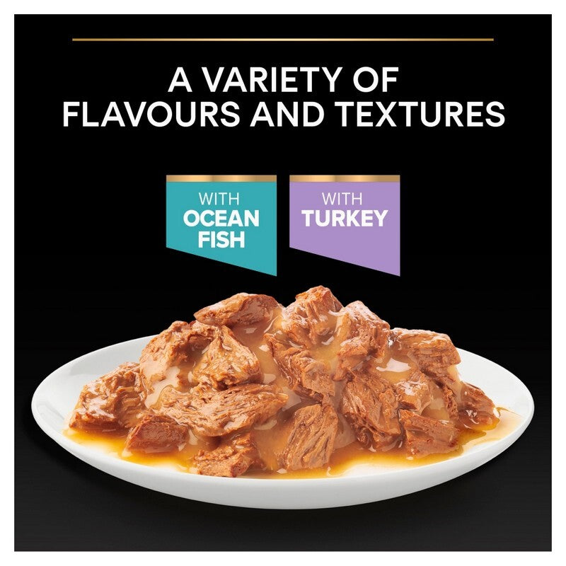 Pro Plan Adult 1+ Delicate Digestion with Ocean Fish & Turkey in Gravy 85g x 40