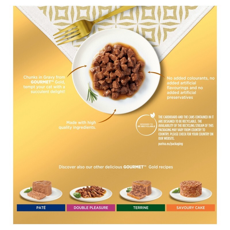 Gourmet Gold Chunks in Gravy Collection 85g x 8 x 6