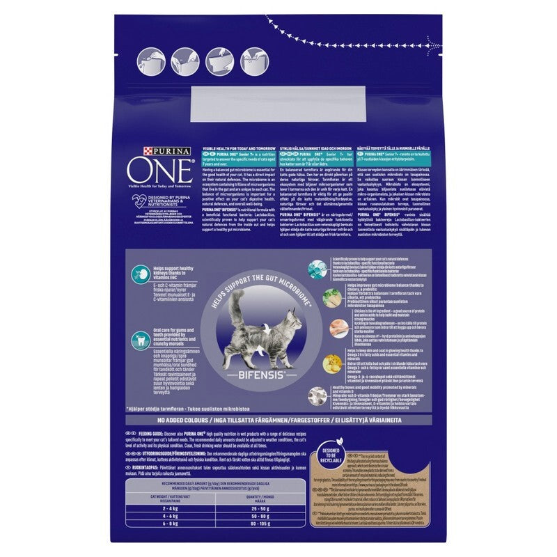 Purina One Senior 7+ Cat Chicken 2.8kg