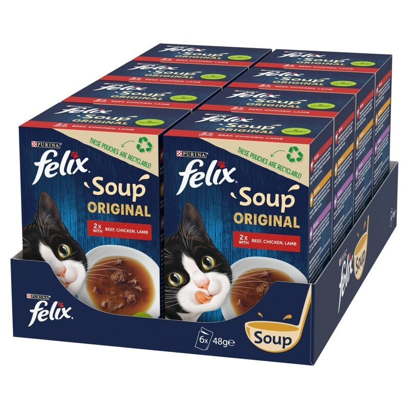 Felix Soup Original Farm Selection 48g x 6 x 8