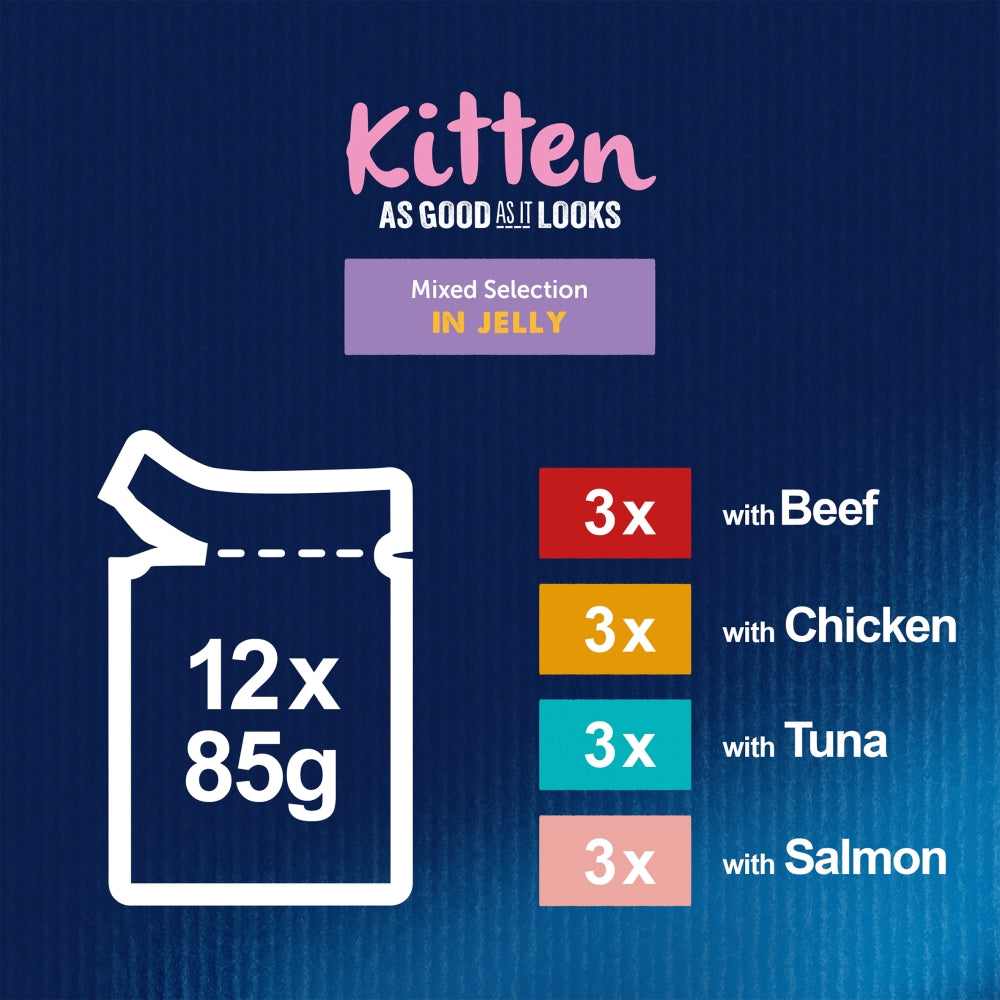 Felix Kitten AGAIL Mixed Pouches 85g x 12 x 4