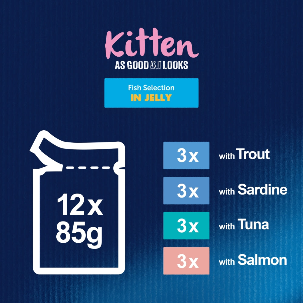 Felix Kitten AGAIL Fish Pouches 85g x 12 x 4