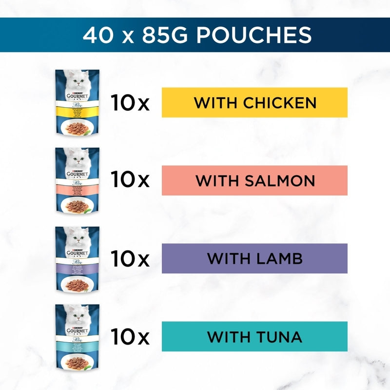 Gourmet Perle Delights Collection in Gravy 85g x 40