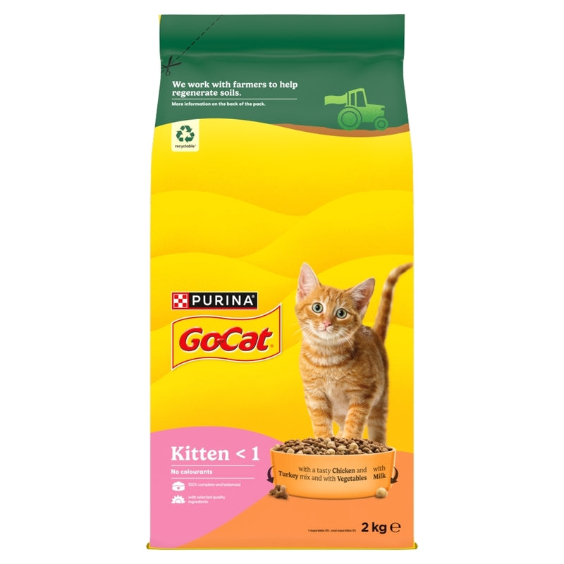 Go-Cat Complete Kitten Chicken, Turkey & Milk 2kg