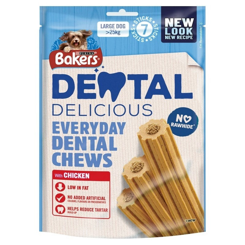Bakers Dental Delicious Chicken Large 270g x 6