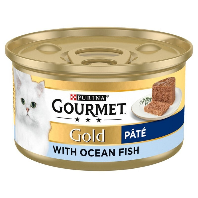 Gourmet Gold Pate with Ocean Fish Cat Food 85g x 12