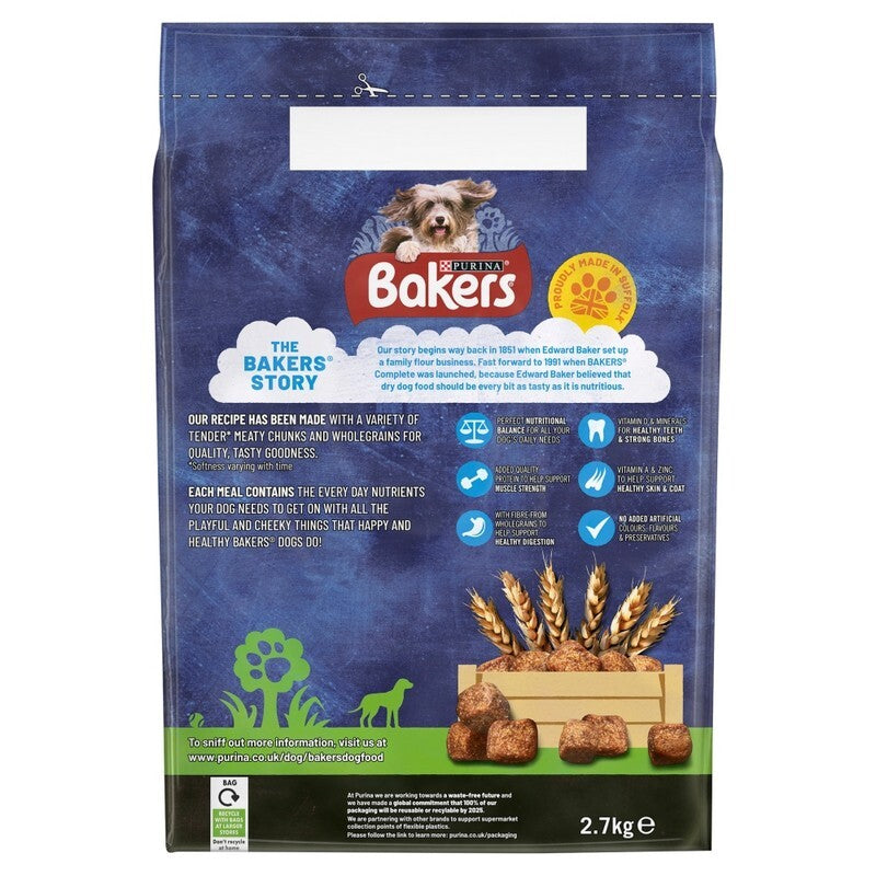 Bakers Adult Complete Meaty Meals Chicken 2.7kg
