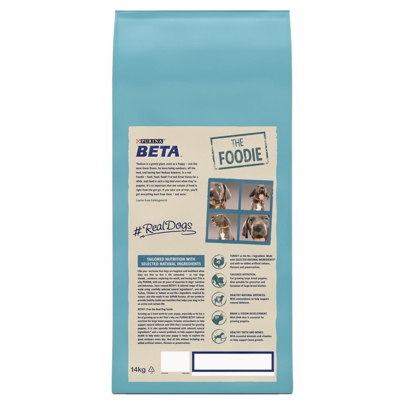 Beta Puppy Large Breed with Turkey 14kg