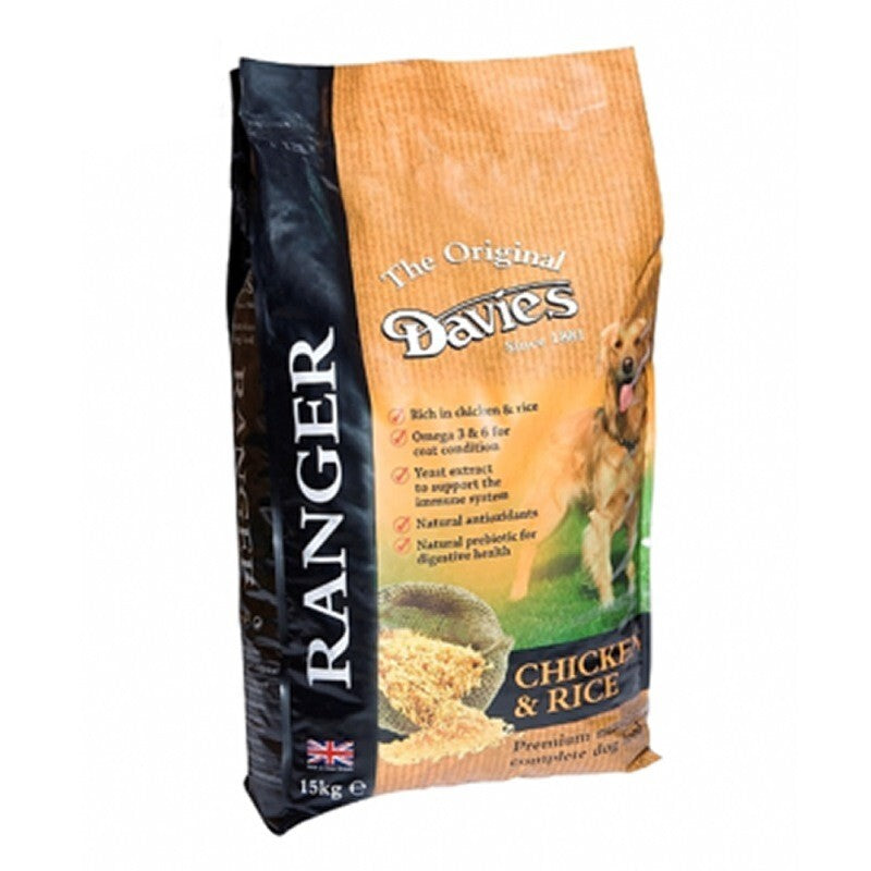 Davies Ranger Adult Chicken & Rice 15kg PMP