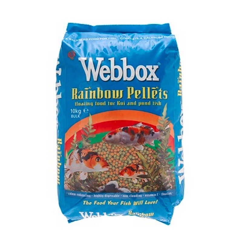 Webbox Fish Rainbow Pond Pellets 10kg