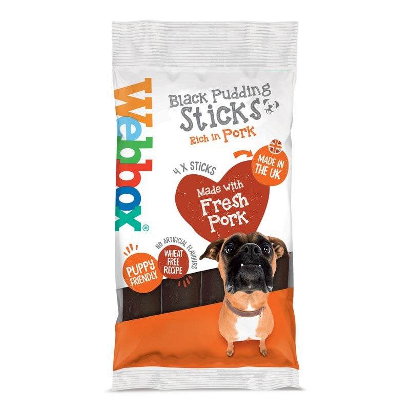 Webbox Black Pudding Sticks 4 Sticks x 16