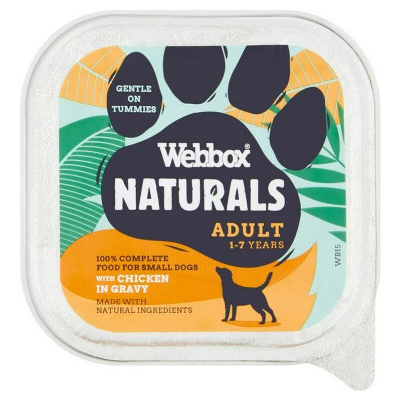 Webbox Naturals Dog Adult Chicken in Gravy 150g x 11