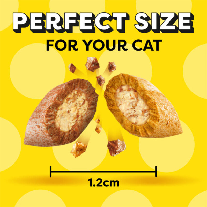 Dreamies Mix Salmon & Cheese Cat Treats 60g x 8