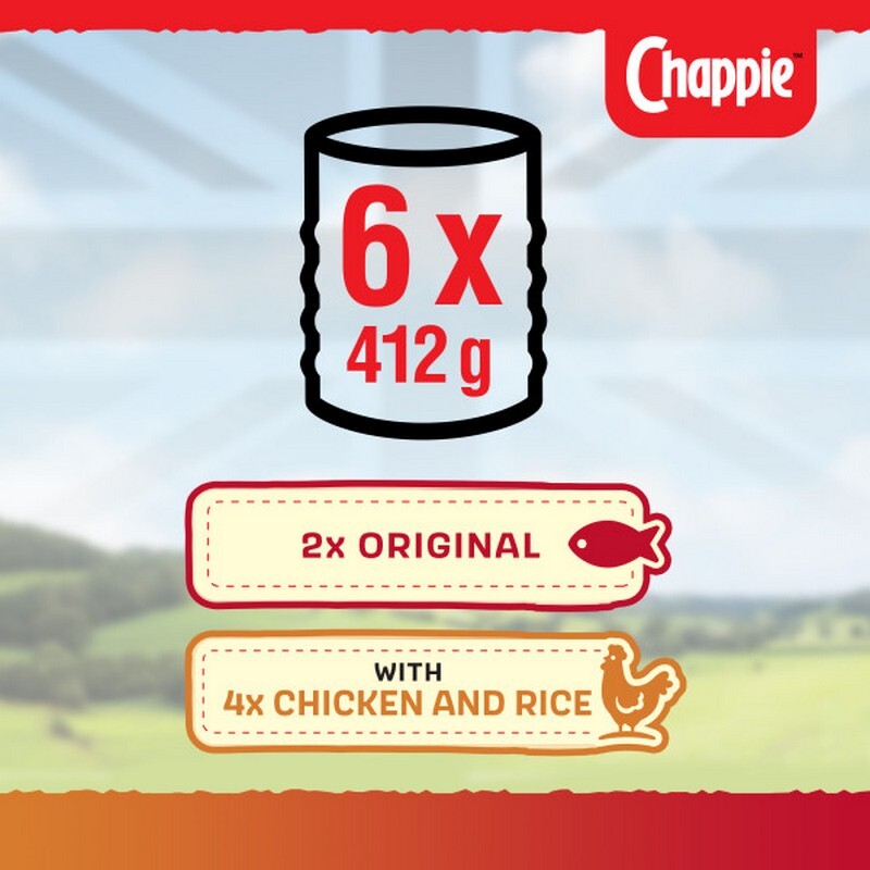 Chappie Tins Favourites Tray 412g x 6 x 4