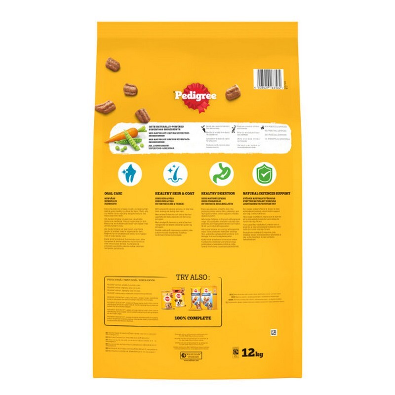 Pedigree Adult Complete with Poultry & Veg 12kg