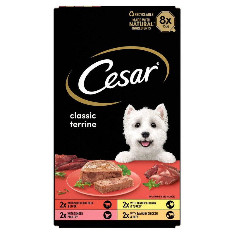 Cesar Tray Classic Meat Selection 150g x 8 x 3