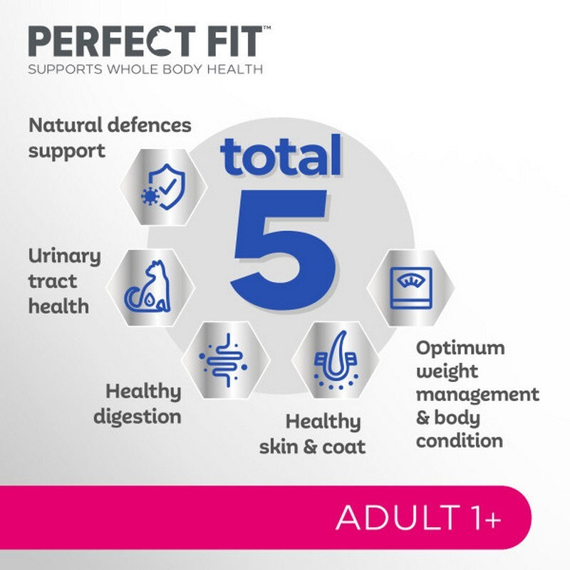 Perfect Fit Cat Adult 1+ Chicken 750g x 4