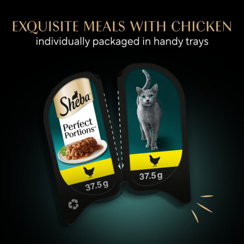 Sheba Perfect Portions with Chicken in Pata (2x37.5g) x 3 x 8