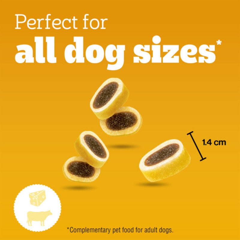 Pedigree Tasty Minis Cheesy Nibble 140g x 8