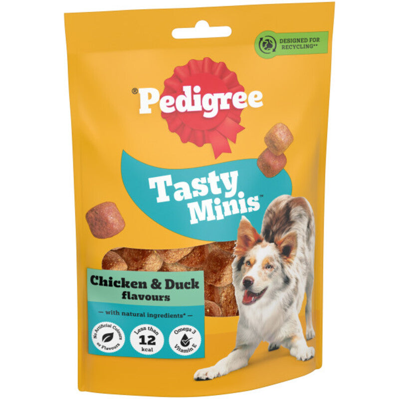 Pedigree Tasty Minis Puppy Chewy Cubes Chicken 125g x 8
