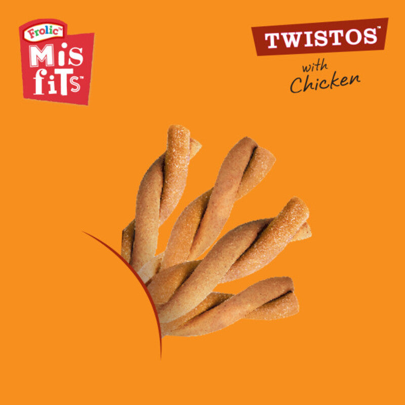 Pedigree Misfits Twistos with Chicken 105g x 18