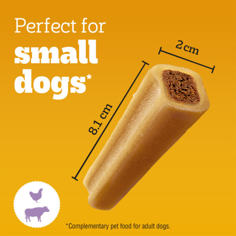 Pedigree Jumbone Mini Beef & Poultry 4 Chews (160g) x 8