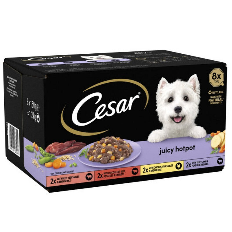 Cesar Juicy Hotpot Mixed Selection Gravy Foil 150g x 8 x 3