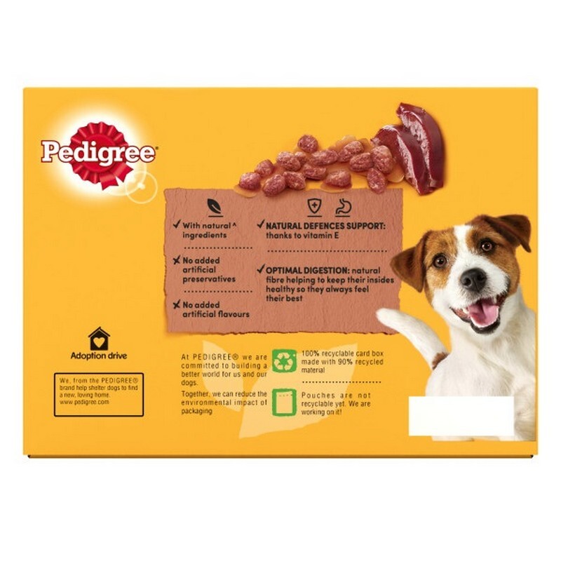 Pedigree Farmers Selection Adult in Gravy Pouches 4 x 12 x 100g
