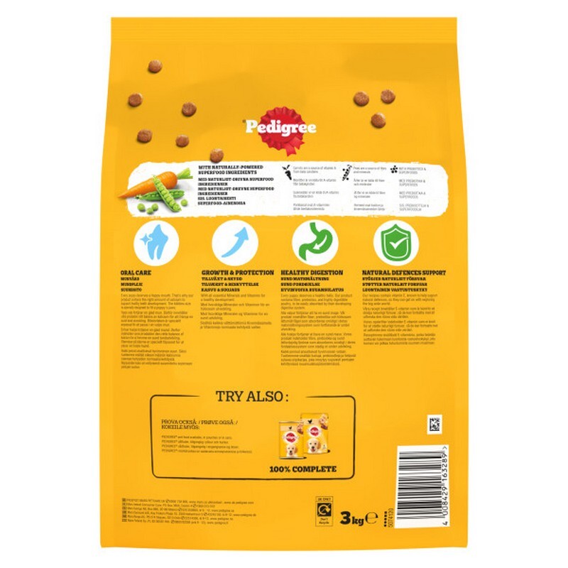 Pedigree Puppy Complete Poultry & Rice 3kg x 3